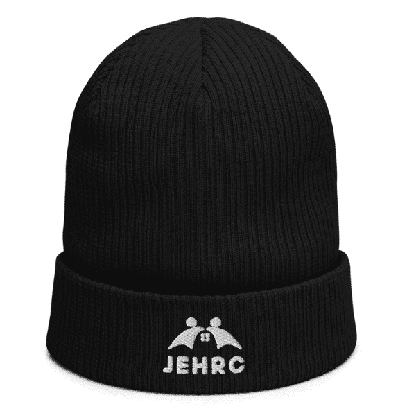 Organic Ribbed Beanie JEHRC_ Beechfield B50_Black